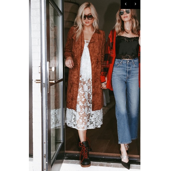 For Love And Lemons Cutout Embroidered Midi Dress - Picture 2 of 7